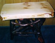 Rustic Root End Table
